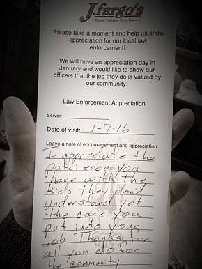 Law Enforcement Officer Appreciation